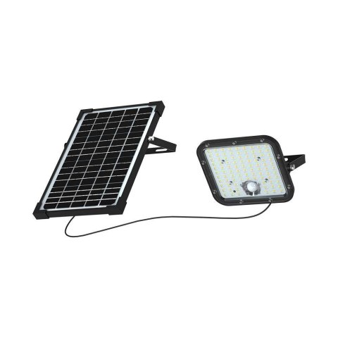 Projektor LED Solarny V-TAC 30W IP65, Pilot Timer, LiFePo 6.4V 6000mA Czarny VT-432 6400K 4800lm