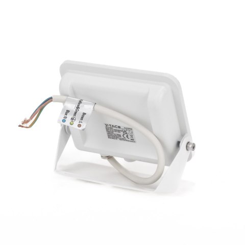 Projektor LED V-TAC 30W SAMSUNG CHIP PRO-S Biały VT-44030 3000K 2505lm 5 Lat Gwarancji