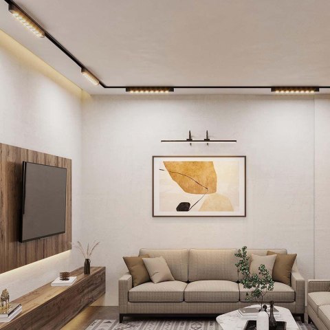 Oprawa Szynosystem Magnetyczny 48V V-TAC 12W LED 35st VT-4212 3000K 1100lm 3 Lata Gwarancji