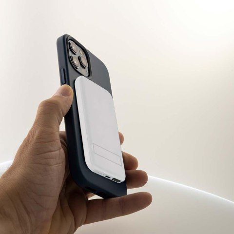 Power Bank V-TAC 10000mAh SLIM TYPE C Biały Ładowanie bezprzewodowe VT-3529