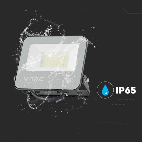 Naświetlacz Projektor LED V-TAC 30W 185Lm/W Czarny VT-4435 4000K 5550lm