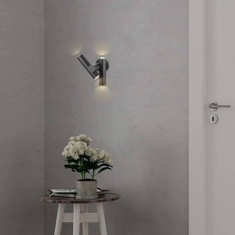 Kinkiet Ścienny V-TAC 6W LED IP44 Czarny VT-1186 3000K 620lm