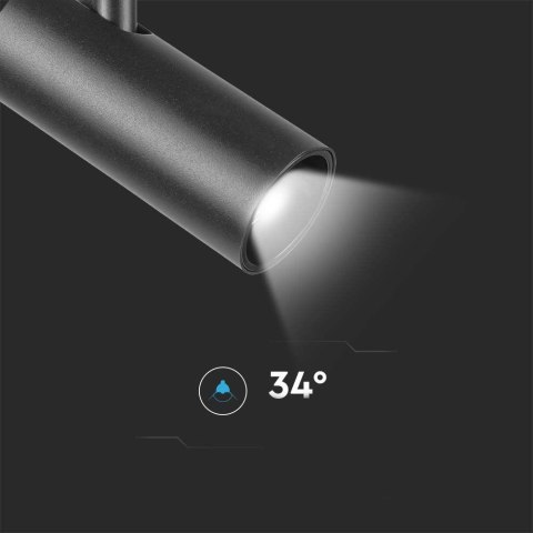 Oprawa Projektor Szynosystem Magnetyczny 48V V-TAC 11W LED 34st VT-42010 6400K 1300lm 3 Lata Gwarancji