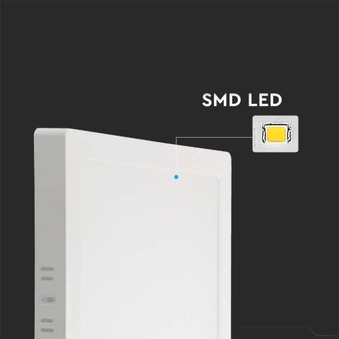 Panel LED V-TAC Natynkowy Premium Downlight 18W Kwadrat 220x220 VT-61018 6500K 1980lm