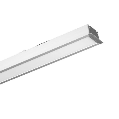 Oprawa V-TAC LED Linear SAMSUNG CHIP 40W Wpuszczana Srebrna 120cm VT-7-41 4000K 3200lm 5 Lat Gwarancji