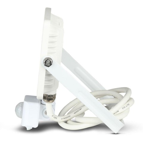 Naświetlacz Projektor LED V-TAC 30W SAMSUNG CHIP Czujnik Ruchu Funkcja Cut-OFF Biały VT-30-S-W 4000K 2400lm 5 Lat Gwarancji