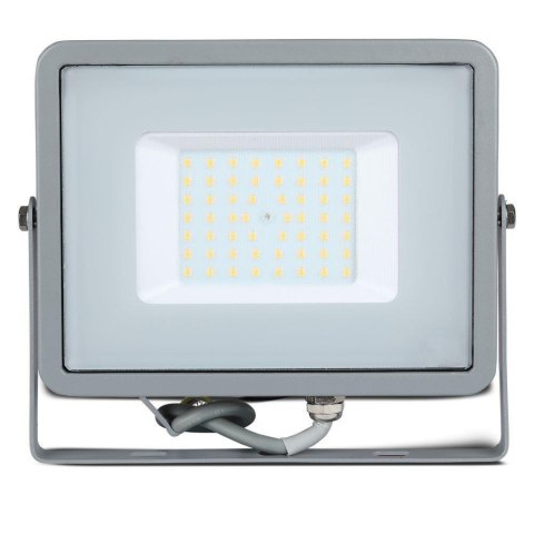 Projektor LED V-TAC 50W SAMSUNG CHIP Szary VT-50 3000K 4000lm 5 Lat Gwarancji