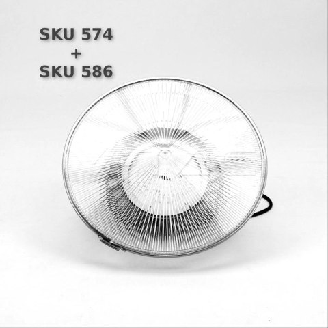 Klosz Reflektor PC do opraw High Bay (bez pokrywy SKU 586) 120st V-TAC