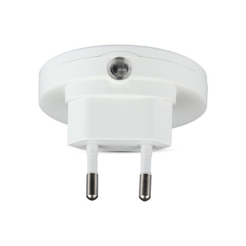 Lampka Nocna do Gniazdka LED V-TAC SAMSUNG CHIP Okrągła VT-83-RD 3000K 10lm