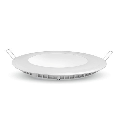 Panel Premium V-TAC 6W LED SAMSUNG CHIP Okrągły 120x12mm VT-606RD 3000K 420lm 5 Lat Gwarancji