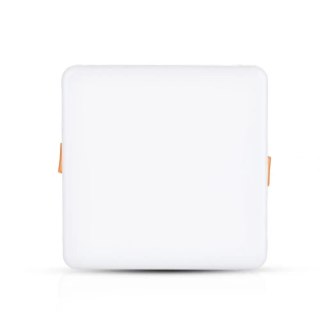 Plafon Panel V-TAC 12W LED Regulowany SAMSUNG CHIP Kwadrat 120x32mm VT-610SQ 3000K 750lm 5 Lat Gwarancji