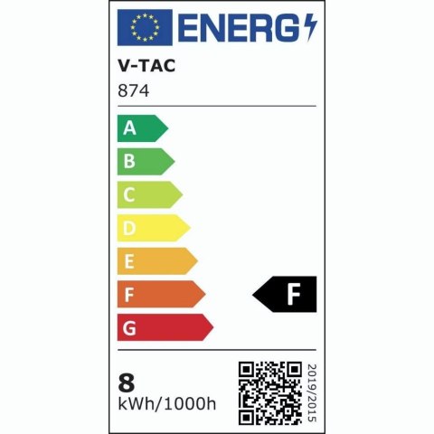 Żarówka LED V-TAC SAMSUNG CHIP GU10 8W 110st VT-292 6400K 720lm 5 Lat Gwarancji