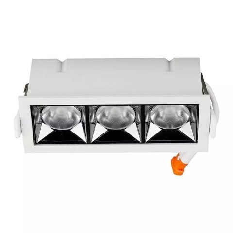 Oprawa V-TAC Downlight SAMSUNG CHIP 12W UGR19 CRI90+ 36st VT-2-12-1 4000K 960lm 5 Lat Gwarancji