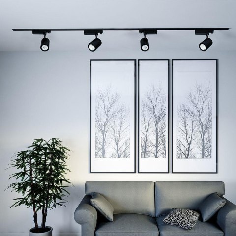 Oprawa Szynosystem 3F V-TAC 35W 10st Czarna VT-4536 3000K 3000lm