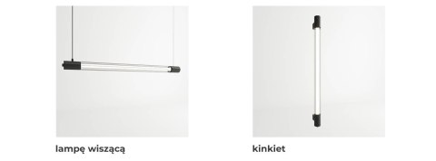 Sollux Lampa Kinkiet VALO czarny