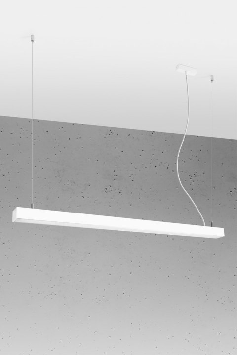 Sollux Lampa wisząca PINNE 117 biała 3000K
