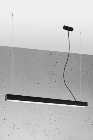 Lampa wisząca PINNE 90 czarna 3000K