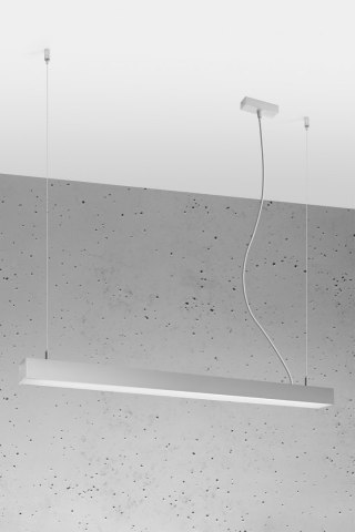 Lampa wisząca PINNE 90 szara 3000K