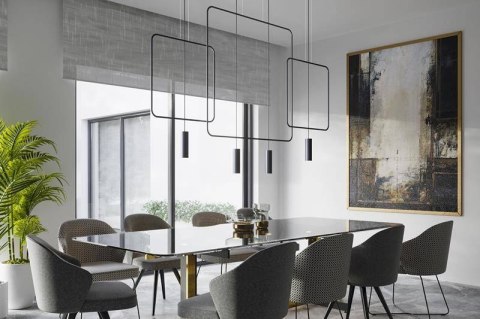 Sollux Lampa wisząca RANA 1 czarna