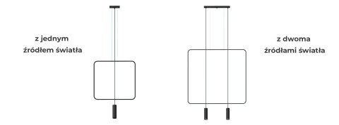 Sollux Lampa wisząca RANA 1 czarna