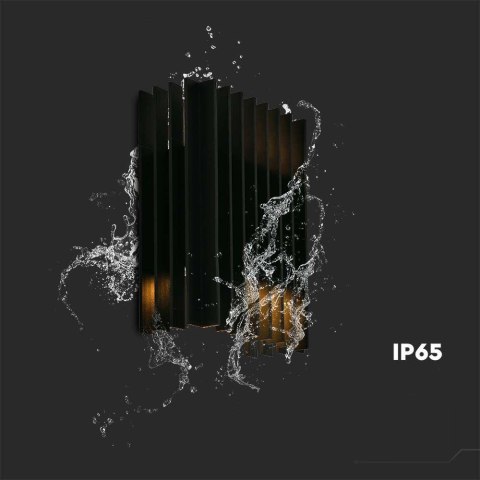 Kinkiet Ścienny V-TAC 2x6W LED Czarny Góra Dół IP65 VT-1189 4000K 1250lm