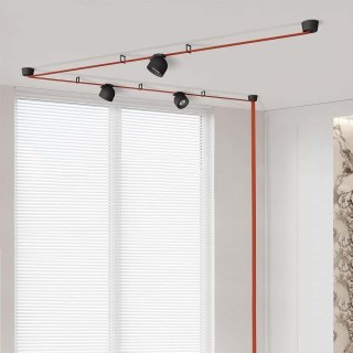 Oprawa Projektor Szynosystem Taśmowy 48V V-TAC 12W LED 38st Czarna VT-41012 3000K 800lm 3 Lata Gwarancji