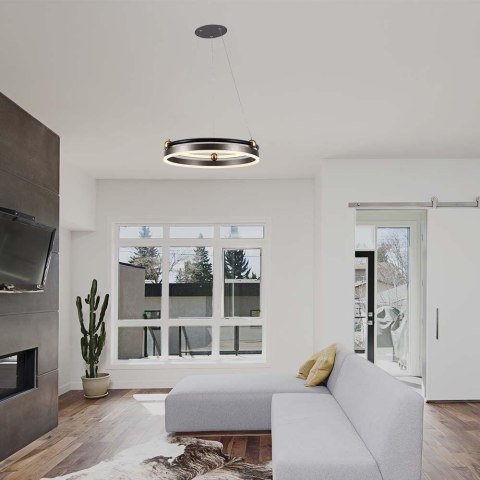 Oprawa Zwieszana V-TAC 20W LED Brązowa VT-7580 3000K 2400lm