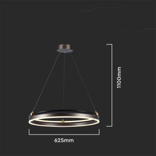 Oprawa Zwieszana V-TAC 30W LED Brązowa VT-7579 3000K 3600lm
