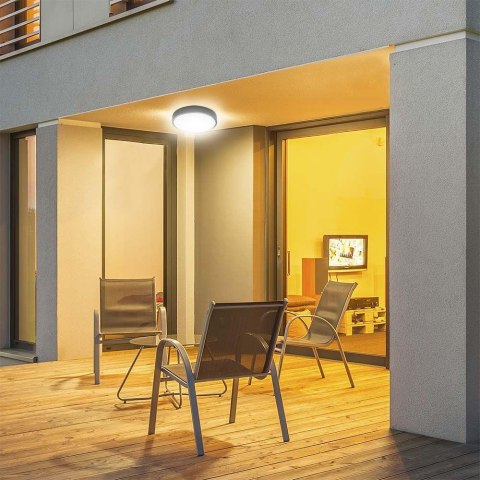 Plafon Lampa Sufitowa V-TAC 18W LED Okrągły 25cm Natynkowy 4000K 1830lm