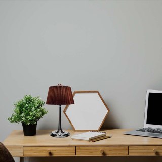 Lampka Biurkowa Nocna V-TAC 1,5W LED 28cm Ładowanie USB Ściemnianie Brąz VT-7968 3000K-6000K 40lm