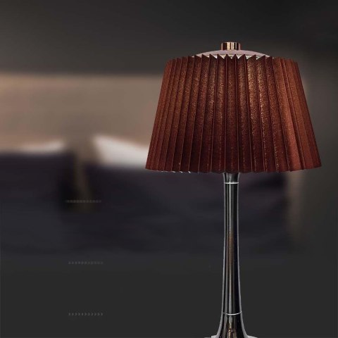 Lampka Biurkowa Nocna V-TAC 1,5W LED 28cm Ładowanie USB Ściemnianie Brąz VT-7968 3000K-6000K 40lm