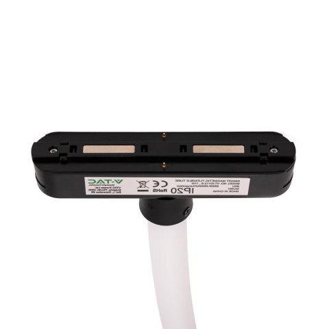 Oprawa Szynosystem SMART 48V V-TAC 23W LED CCT 30st SMART 200cm WiFi TRACKLIGHT Czarna VT-42024 2700K-6400K 2810lm 3 Lata Gwaran