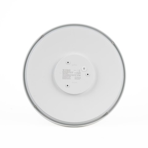 Plafon V-TAC 24W LED Okrągły 29cm Natynkowy Pilot Czujnik Ruchu IP44 Biały VT-8624S 6500K 2500lm