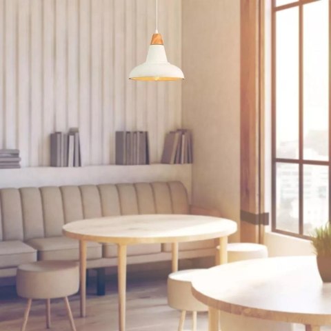 Oprawa Zwieszana V-TAC Beton+Drewno fi290mm VT-7301 5 Lat Gwarancji