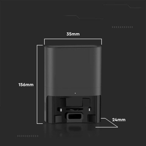Pojemnik na odpady kompatybilny z VT-5557 Czarny VT-5557
