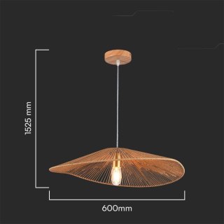 Oprawa Zwieszana V-TAC E27 BOHO sznur linki fi. 60cm VT-7971