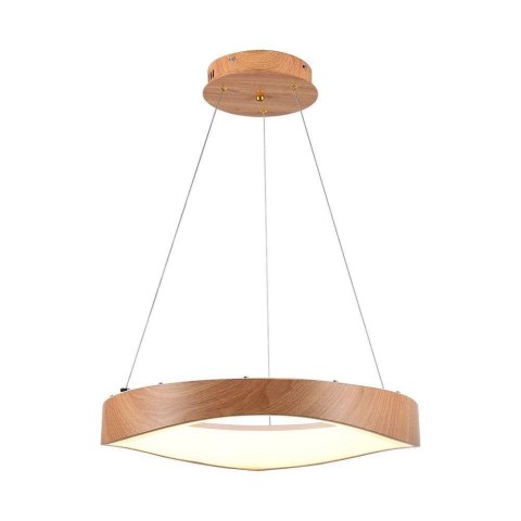 Oprawa Zwieszana V-TAC LED 25W DREWNO fi. 50cm VT-7974 3000K 2800lm