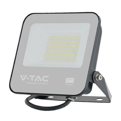 Projektor LED V-TAC 50W 100Lm/W Przewód 1mb SAMSUNG CHIP Czarny VT-44055 6500K 4270lm 5 Lat Gwarancji