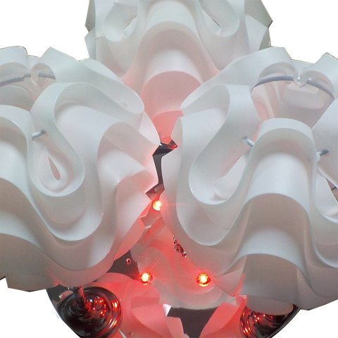 Light Prestige Ozdobny plafon Sada srebrny 3xE14 plus LED