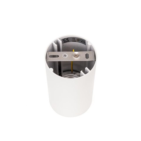 Lampa Oprawa Sufitowa V-TAC GU10 Okrągła Natynkowa Tuba Biały+Różowe Złoto 80x140mm VT-882-R 3 Lata Gwarancji