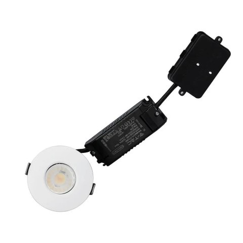 Oprawa LED V-TAC 10W Biała Bluetooth Soczewka CCT Ściemnialna IP65 VT-7710D 2700K-6500K 850lm 5 Lat Gwarancji