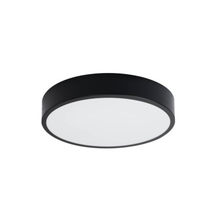 Sollux Lighting Plafon ONYX 40 czarny LED 3000K