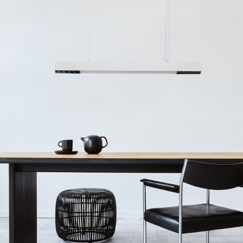 Lampa wisząca Cali M biała Tuya LED CCT Light Prestige