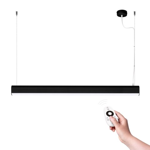 Lampa wisząca FARGE czarna LED 3000K