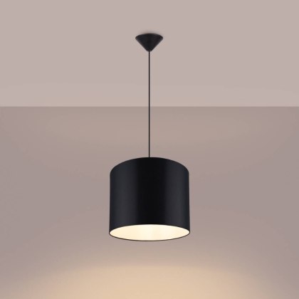 Sollux Lighting Lampa wisząca NOVA 30 czarna