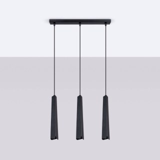 Lampa wisząca PRYSM 3L czarna