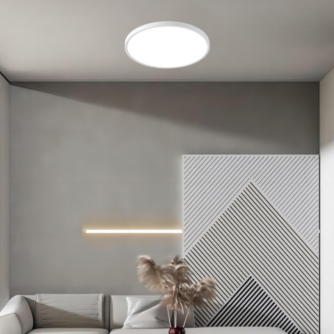 Plafon California 60 cm biały LED CCT Light Prestige