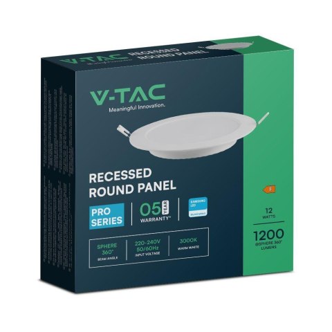 12W BACKLIT RECESSED PANEL WITH SAMSUNG CHIP 4000K RD