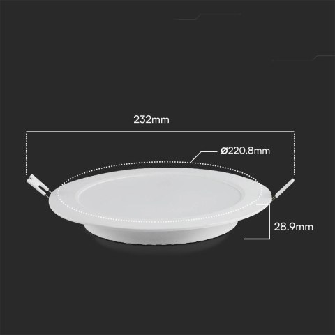 18W BACKLIT RECESSED PANEL WITH SAMSUNG CHIP 4000K RD
