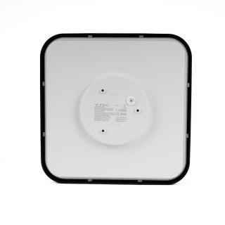 18W LED DOME LIGHT WITH SAMSUNGCHIP 6500K SQ,BLACK FRAME IP44